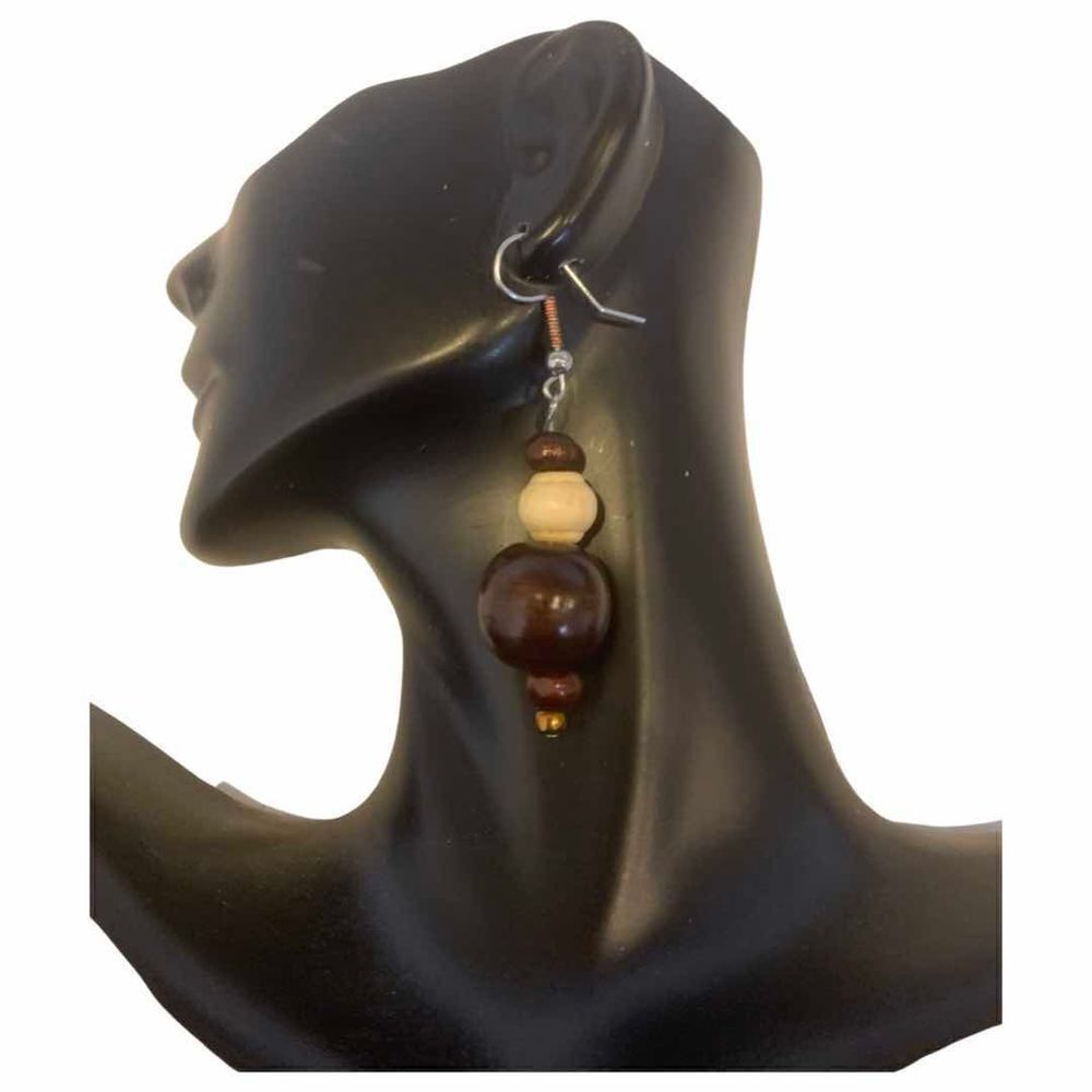 Handmade Beaded Dangle Earrings